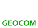 geocom uslugi geodezyjno projektowe warszawa logo biale